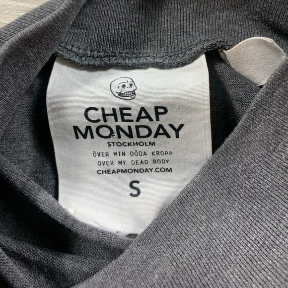 Cheap Monday Smash Lightning Grey Cotton Dress - Picture 7 of 14